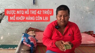 Trao tiền MTQ gởi cho em Hớn 42 Triệu để mổ khớp háng còn lại