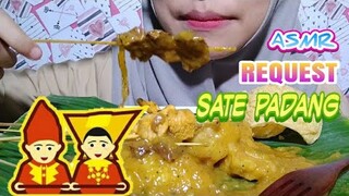 ASMR SATE PADANG PEDAS | REQUEST | ULUL ASMR MUKBANG INDONESIA