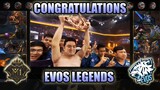 EVOS LEGENDS ARE THE M1 WORLD CHAMPIONS IN 2019 🇮🇩