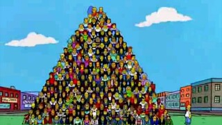 Homer to build world's tallest human pyramid