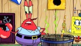 Mr. Krabs secretly "laundered money" in the Krusty Krab King, and his operation made a mistake and t