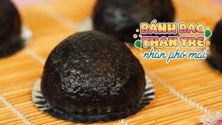 Bánh Bao Than Tre Nhân Phô Mai Lạ Mắt Ngon Miệng | Feedy Món Ăn Ngon