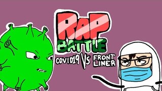 RAP BATTLE: Frontliner VS covid19 | (pinoy animation)