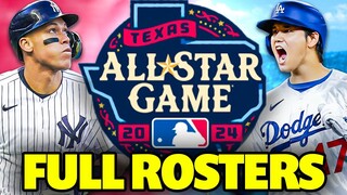 2024 MLB All Star Game Rosters Announced!