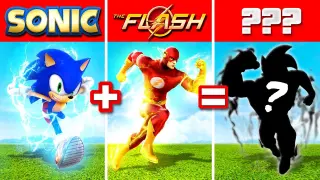 SONIC and FLASH Character FUSION (GTA 5 Funny Moments)