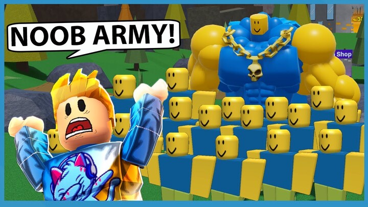 I Made The Biggest Noob Army in Roblox