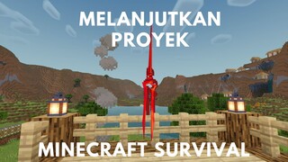 Mari Melanjutkan Proyek Spear of Longinus di Minecraft Survival