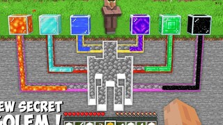 ทำไม VILLAGER สร้างสถานีใหม่เพื่อสร้าง SUPER GOLEM ใน Minecraft โกเลมเหลวที่หายากที่สุด !