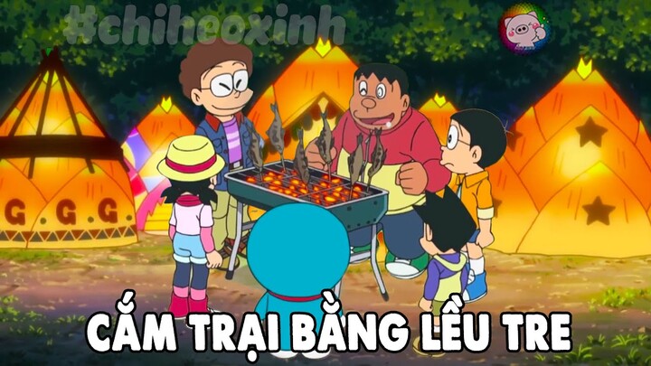 Review Doraemon - Cắm Trại Bằng Lều Tre | #CHIHEOXINH | #1302