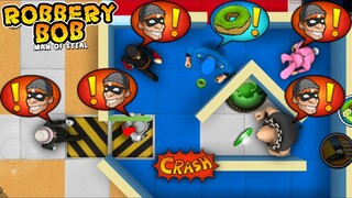 Robbery Bob - All Costumes Funny Video Game Part 75