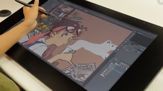 (วาดภาพมือเดียว)Wacom Cintiq Pro 24 เครื่องใหญ่ขนาดนี้ ฉันก็อยากมี