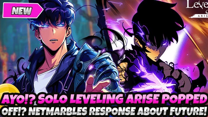 *AYOOO? SOLO LEVELING ARISE POPPED OFF IN RECORD BREAKING WAYS!* NETMARBLE'S RESPONSE FOR THE FUTURE
