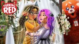 Turning Red: Priya and Goth Girl get Married! Disney's Turning Red WEDDING 💜🔥 | Alice Edit!