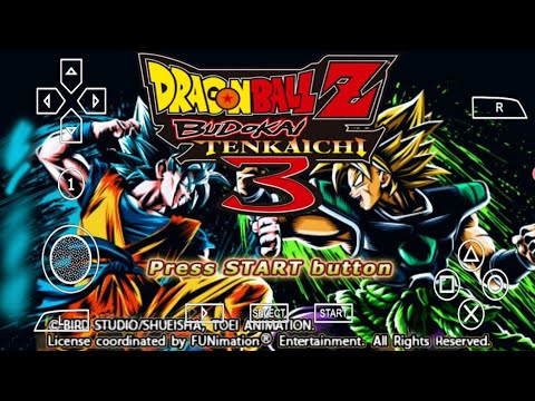 NEW Dragon Ball Z Budokai Tenkaichi 4 PPSSPP ISO BETA X3 DBZ TTT