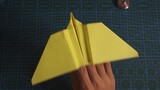 A fluttering bird paper airplane that flaps its wings to fly, a paper airplane that flies for a long