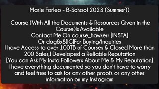 Marie Forleo - B-School 2023 (Summer) Course Download