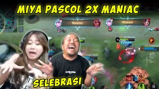 MIYA PASCOL 2X MANIAC LANGSUNG SELEBRASI BERSAMA LUAN