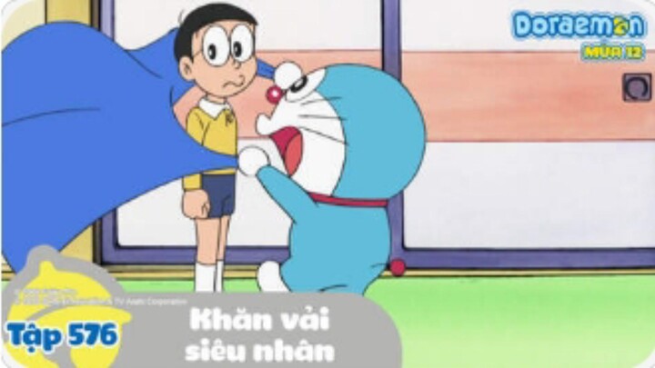 Doraemon S12 - Tập 4 Khăn Vải Siêu Nhân