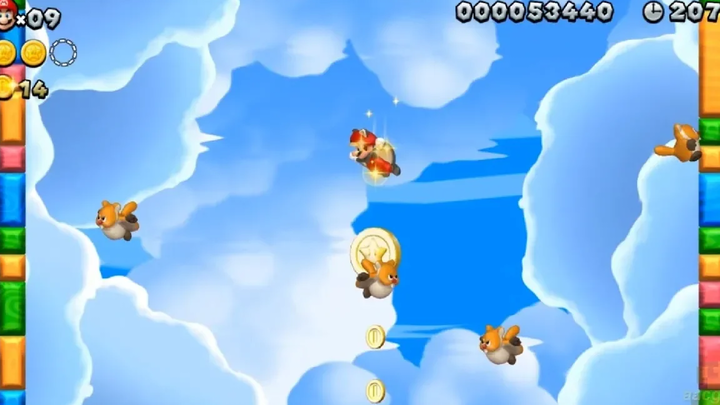 New Super Mario Bros U 100% (5 ดาว) WORLD 1 Acorn Plains Part 1