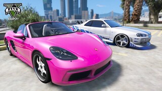 PORSCHE BOXSTER DI TANTANG BALAPAN ?! + TIME ATTACK ! GTA 5 ROLEPLAY