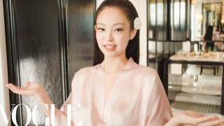 JENNIE准备Met  Gala幕后花絮公开