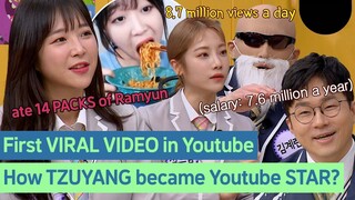 7.8 million youtuber Tzuyang, Euddeum, Gye-ran and Syuka's Secret to become  YOUTUBE STAR! #Tzuyang