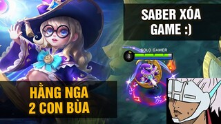 MLBB | HẰNG NGA 2 BÙA, SABER XÓA GAME 😭 | Tốp Mỡ