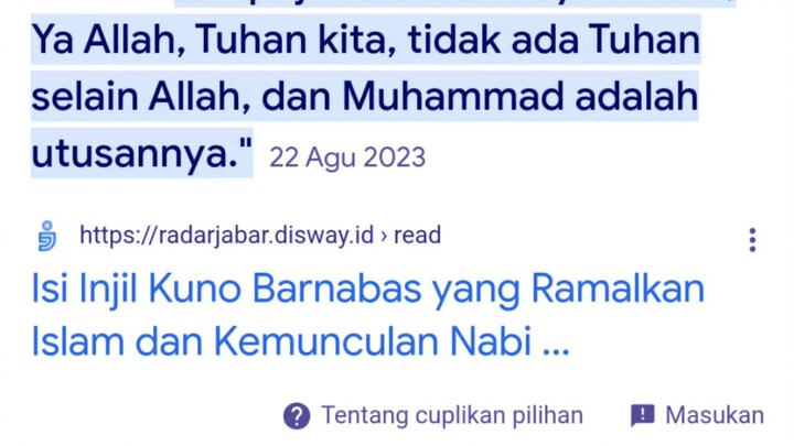 TERNYATA NAMA NABI MUHAMMAD ADA DI KITAB INJIL BARNABAS, kenapa sih ditutup-tutupi kebenaran 🥲