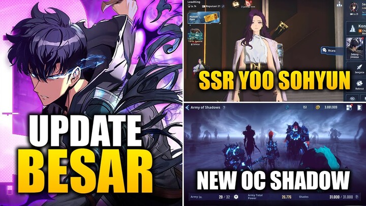 Banyak Yang BARU! Ada WEAPON SSR, HUNTER SSR, SHADOW, DUNGEON & GUILD! | Solo Leveling: ARISE