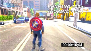 How Fast Can Captain America Run???Marvel's Avengers