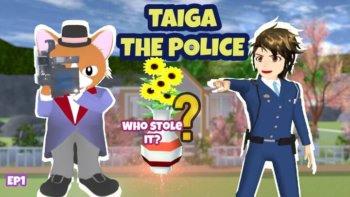 Find the missing flowers - Taiga, The Police with Catbear - Sakura School Simulator