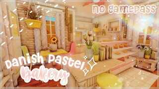 No Gamepass Danish Pastel Cottagecore Bakery - Speedbuild and Tour - iTapixca Builds