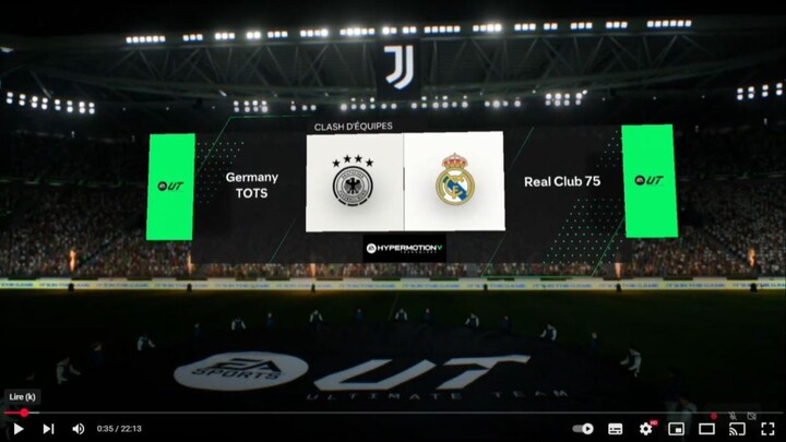 Clash Equipe • Germany TOTS 🆚 Real Club 75