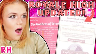 ROYALE HIGH UPDATED AGAIN! Everything NEW In Game NOW! 🏰 Royale High