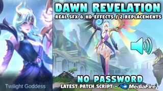 Lunox Dawn Revelation Skin Script | Real Sfx & Full Lobby Sound w/ HD Effects - No Password | MLBB