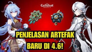 PENJELASAN ARTEFAK BARU DI 4.6! DAN SIAPA YANG BISA PAKAI ARTE INI! - Genshin Impact