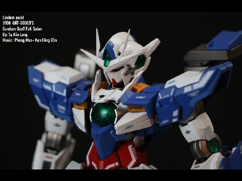 Custom paint GNT-0000/FS Gundam QanT Full Saber By: Tạ Bảo Long /Music  Phong Max- Kẹo Bông Gòn