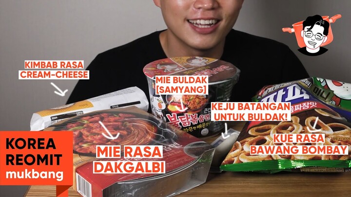 MUKBANG MAKANAN SUPERMARKET KOREA LAGI!!