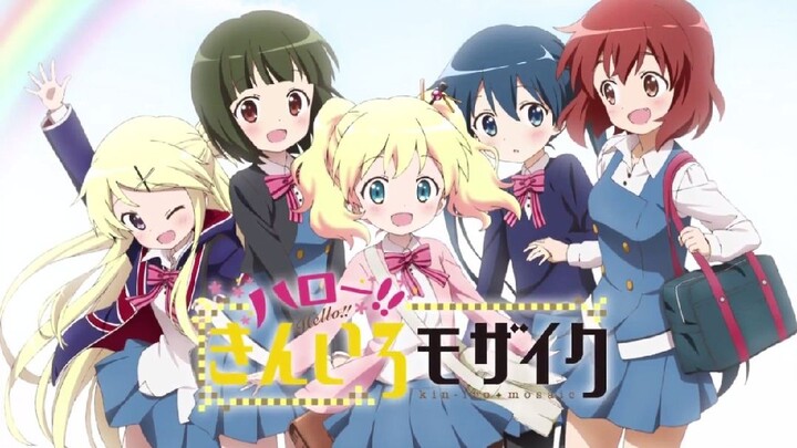 Hello!! Kiniro Mosaic ep1 sub indo