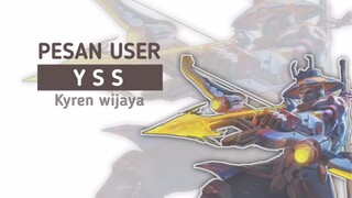 PESAN UNTUK USER YSS‼️