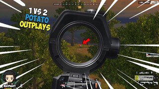 1 VS 2 POTATO OUTPLAYS! MALA GABYEL! | 20 KILLS DUO VS SQUAD (ROS GAMEPLAY)