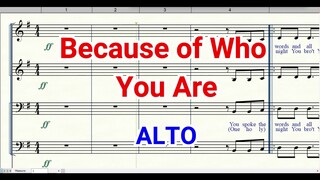 Because of Who You Are | Alto | SATB | Choir