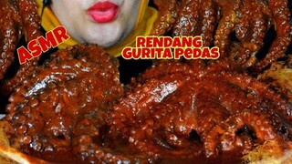 ASMR RENDANG GURITA PEDAS || GURITA RAKSASA PEDAS || OCTOPUS GIANT 🐙🐙🐙🐙🐙 || ASMR INDONESIA