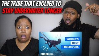 🇮🇩🇲🇾🇵🇭 American Couple Reacts "THE TRIBE THAT EVOLVED TO STAY UNDERWATER LONGER!"