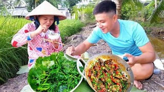 Câu Cá Rô Tôm Tích Làm Bữa Cơm Chiều Đạm Bạc Ngoài Đồng | Một Thoáng Quê Hương