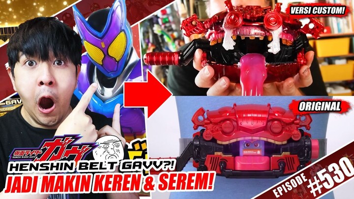 MAKIN KEREN TAPI SEREM! ORANG INI BIKIN HENSHIN BELT KAMEN RIDER GAVV VERSI CUSTOM