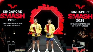 LIANGJINGKUN-LINSHIDONG-Singapore Smash 2025-TRAO GIẢI