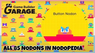 Nodopedia - All 85 Nodons In Game Builder Garage