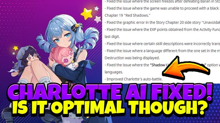 CHARLOTTE AI FIXED BUT IS IT ANY BETTER? [Solo Leveling: Arise]