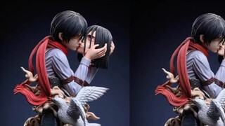 Attack on Titan oleh Ryojin Lc Studio, Bagian 8 - Ciuman Kematian Memegang Patung Mikasa Gk Kepala